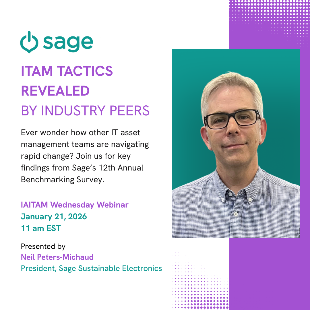 IT Asset Management Tactics Revealed by Industry Peers - IAITAM Webinar by Neil Peters-Michaud